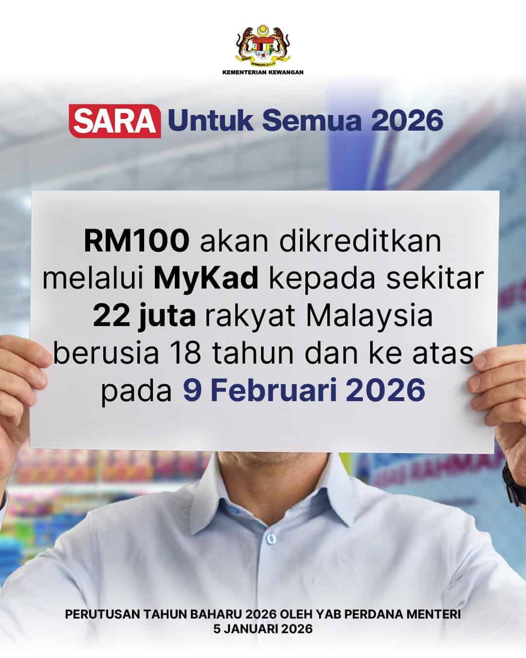 sara untuk semua one-off 2026