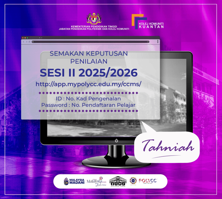 keputusan peperiksaan kolej komuniti
