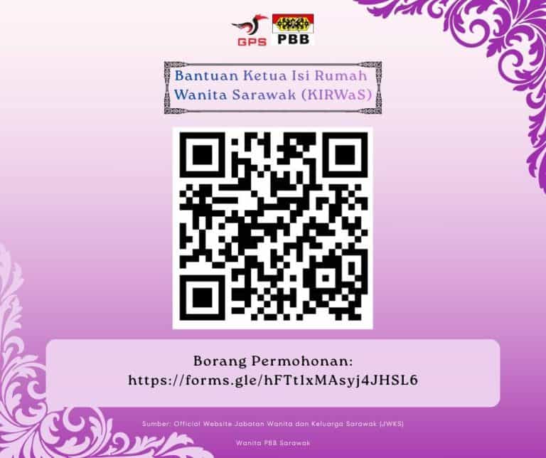 Bantuan Ketua Isi Rumah Wanita Sarawak (KIRWaS)