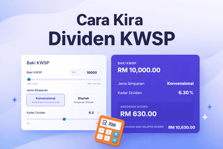 cara kira dividen kwsp