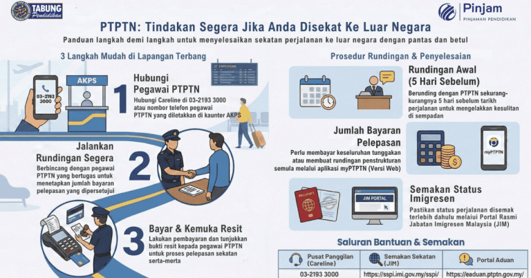 sekatan perjalanan ptptn