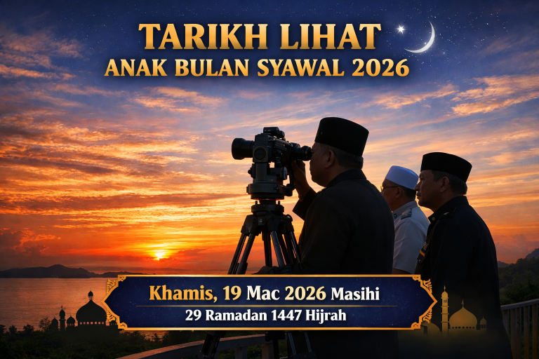 tarikh lihat anak bulan syawal 2026