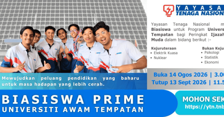 biasiswa tnb prime