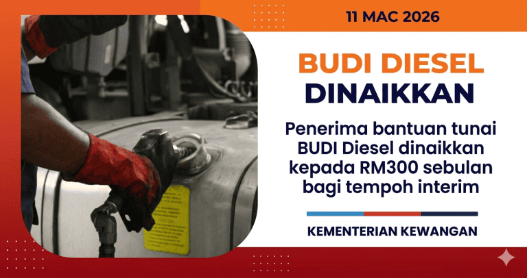 budi madani diesel naik rm300