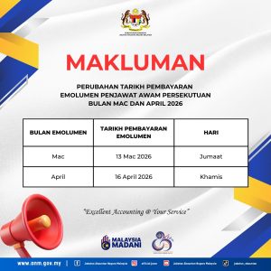 gaji mac april diawalkan