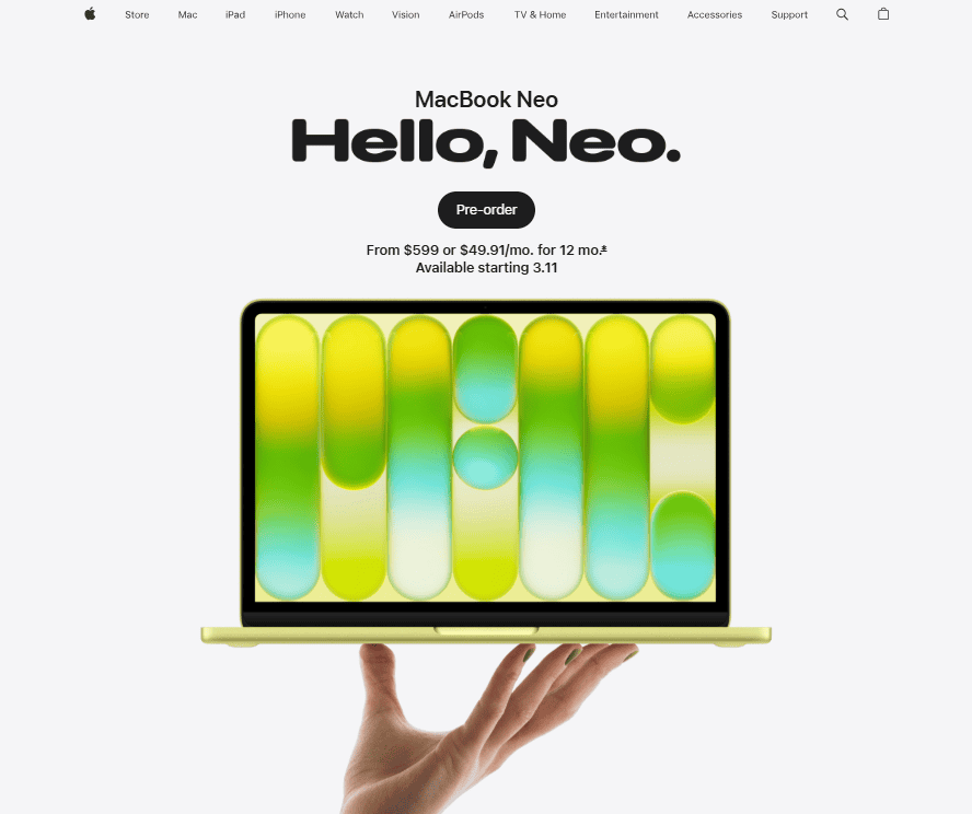 Macbook Neo