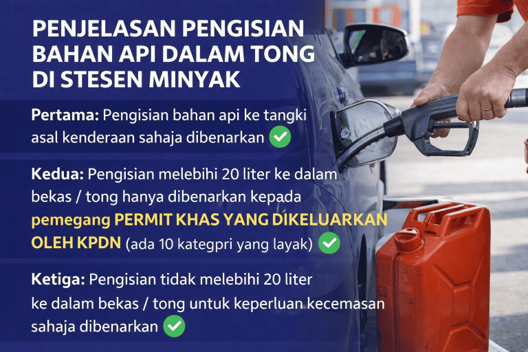 isi minyak dalam tong