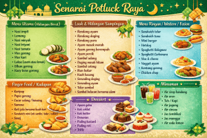 menu potluck raya 2026