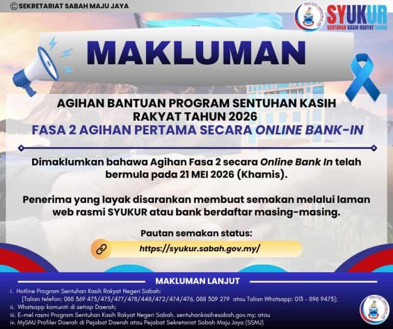 syukur sabah fasa 2 2026