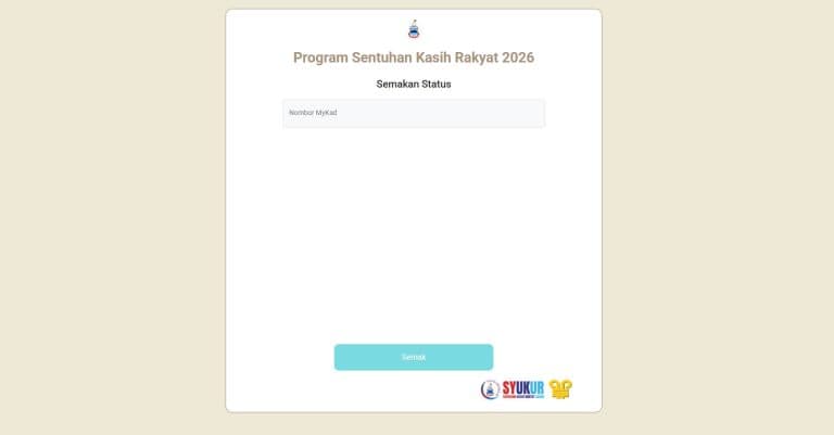 syukur sabah 2026 semakan