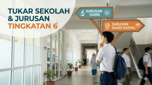 tukar sekolah dan jurusan tingkatan 6