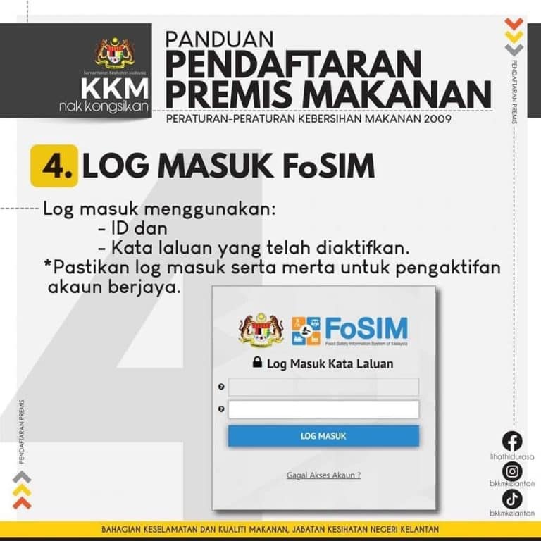 Example Fosim How to register food premises (Complete FoSIM KKM Guide ...