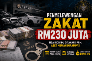 isu penyelewangan zakat 230 juta