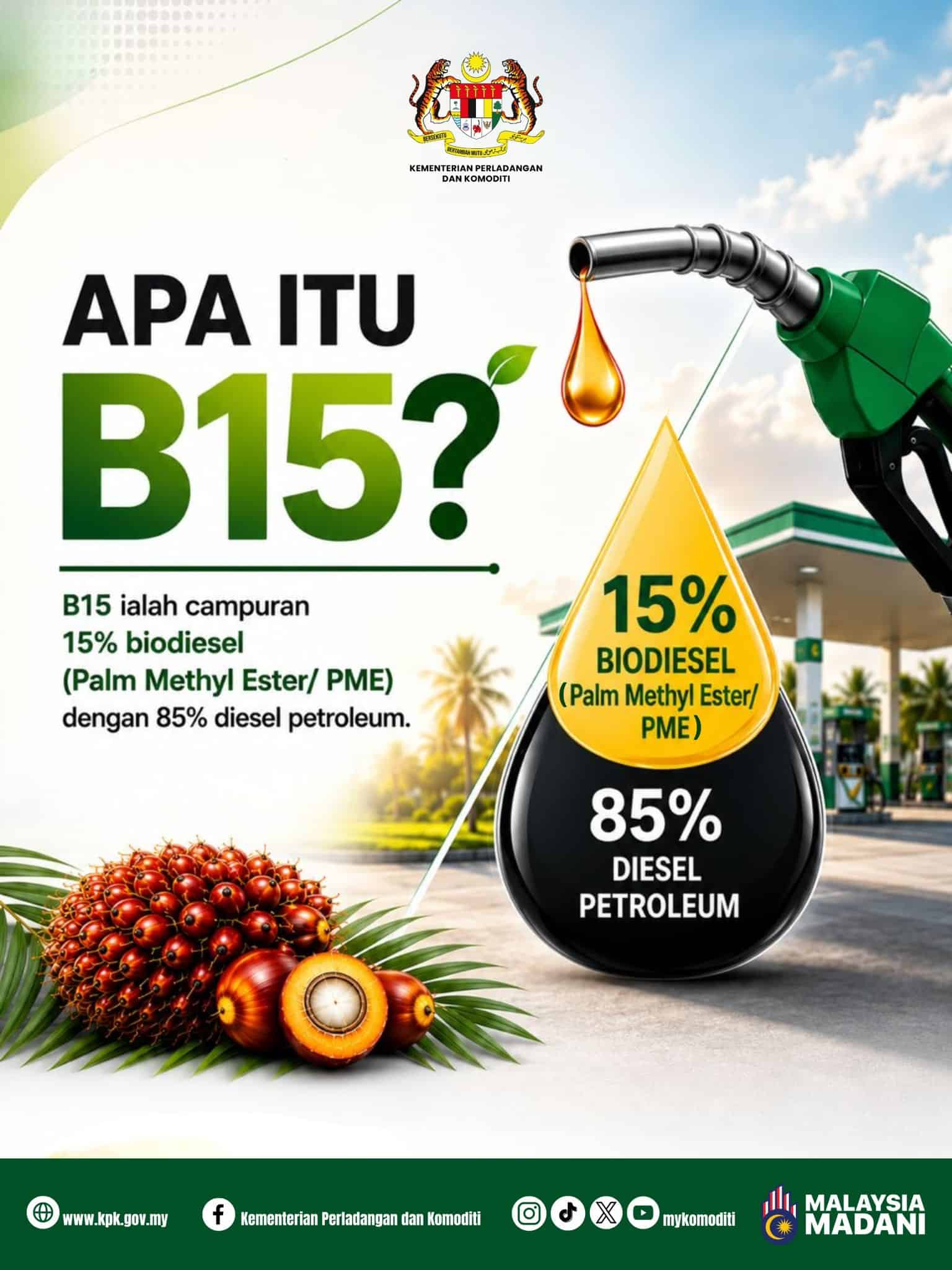Biodiesel B15: Semua Yang Anda Perlu Tahu Mengenai Bahan Api Baharu ...