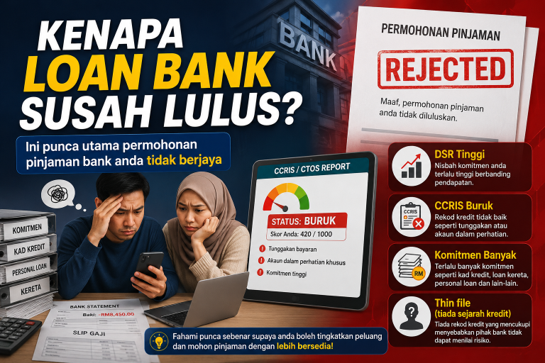 kenapa loan bank susah lulus