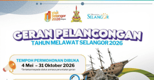 geran pelancongan tahun melawat selangor