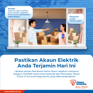 tukar nama tnb
