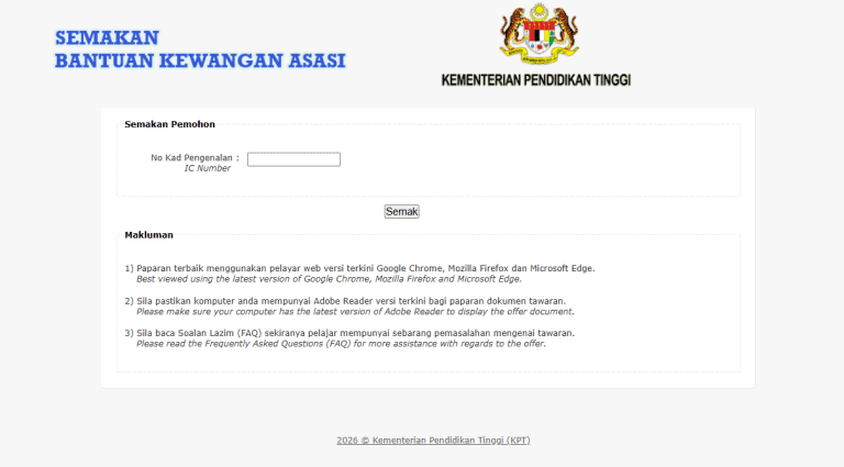 BANTUAN KEWANGAN ASASI
