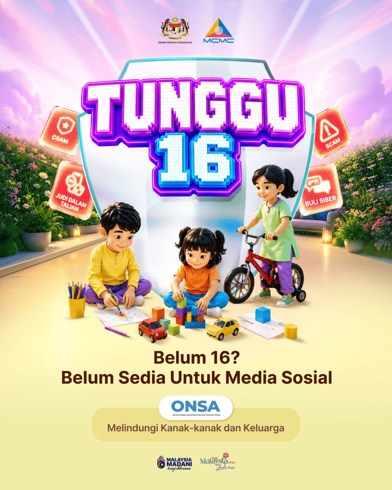 media sosial 16 tahun