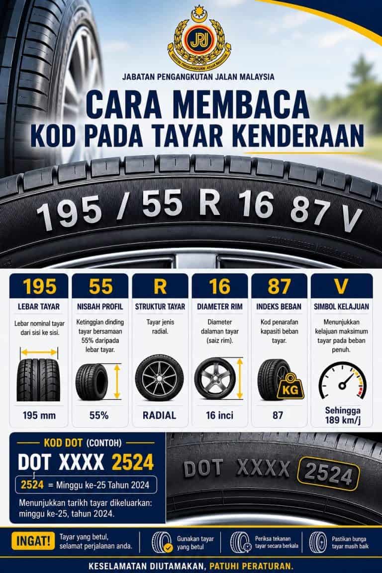 MAKSUD KOD TAYAR KERETA