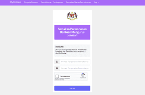 bantuan mengurus jenazah pesara