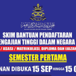 skim bantuan pendaftaran ipt