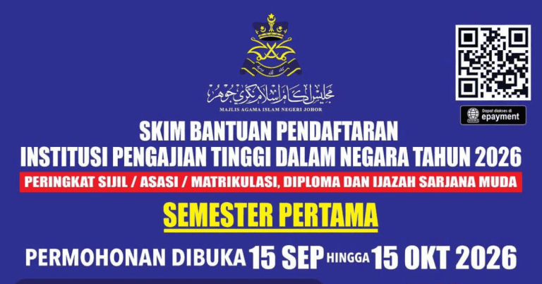 skim bantuan pendaftaran ipt