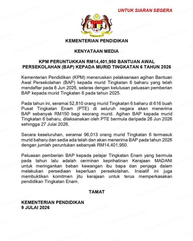 BAP Tingkatan 6
