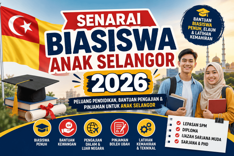 Senarai Biasiswa Anak Selangor 2026