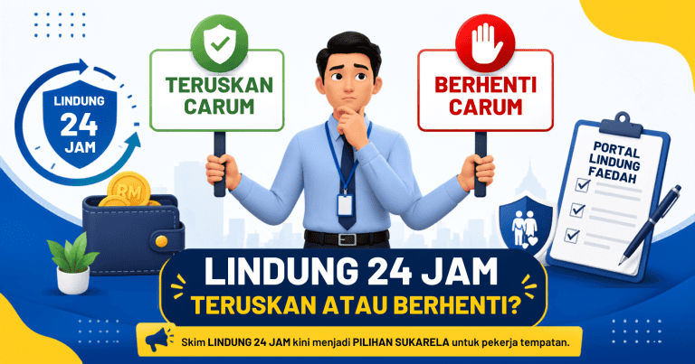 TERUSKAN CARUMN LINDUNG 24 JAM ATAU BERHENTI