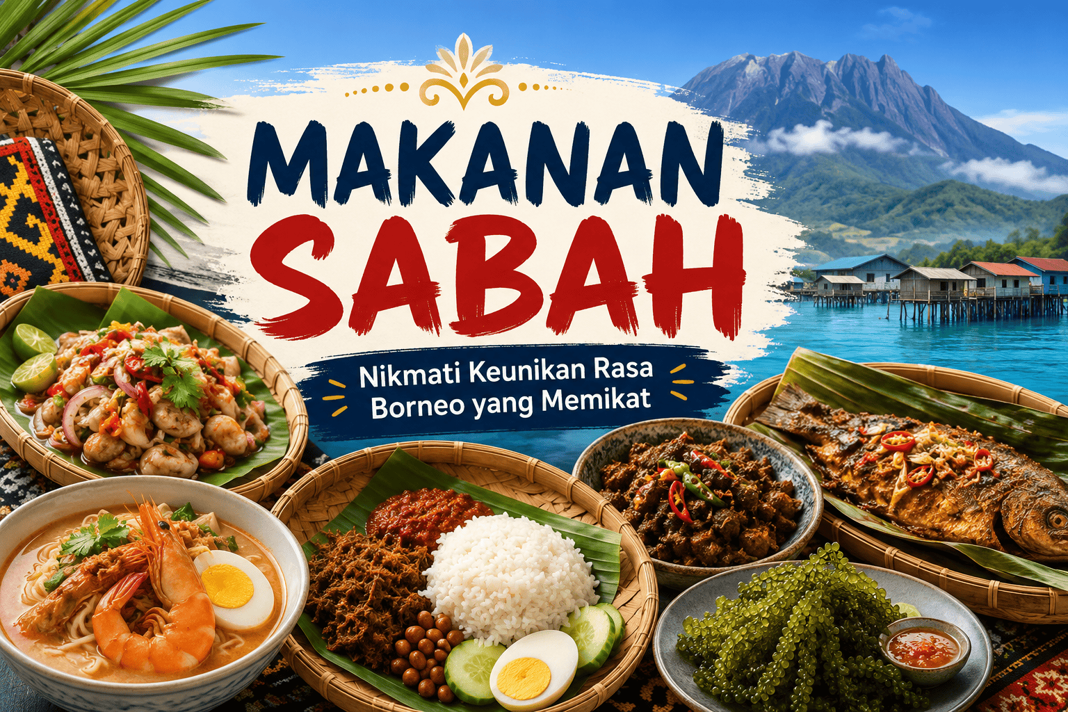 Menu Rekomen Sabah 25 Makanan Sabah Yang Unik dan Popular di Malaysia
