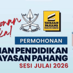 pinjaman pendidikan yayasan pahang