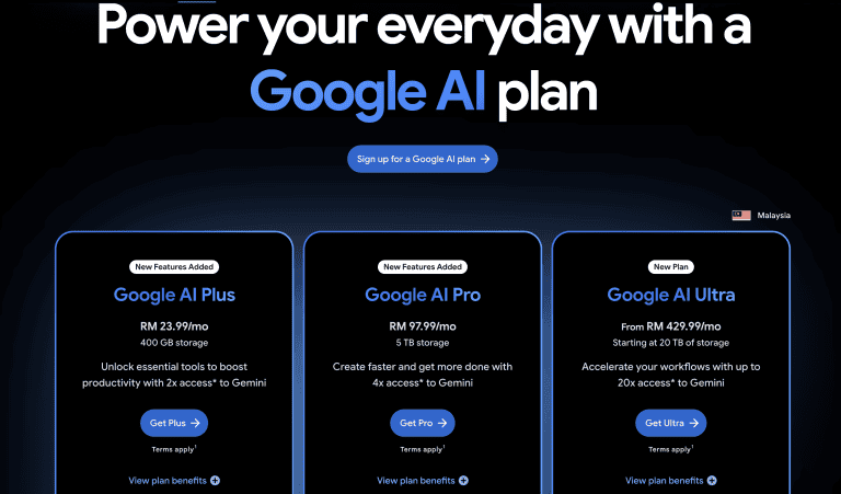 Google AI Plus Percuma