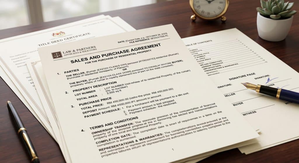 contoh sales and purchase agreement