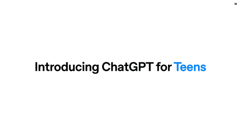 ChatGPT for Teens?
