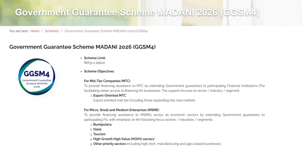 Senarai Bantuan, Geran dan Pembiayaan untuk Usahawan 2026 - Cara Mohon