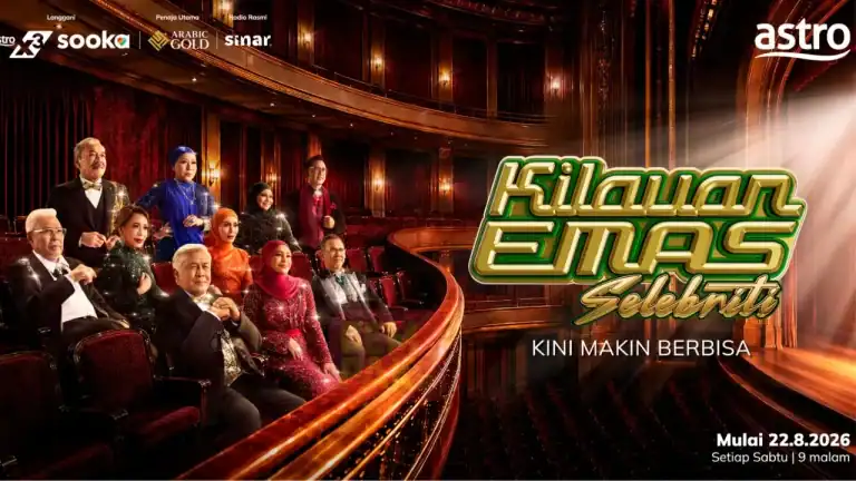 kilauan emas selebriti