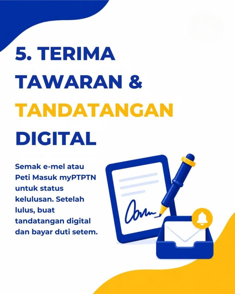 Panduan Permohonan PTPTN & Cara Isi Dokumen Tawaran Perjanjian