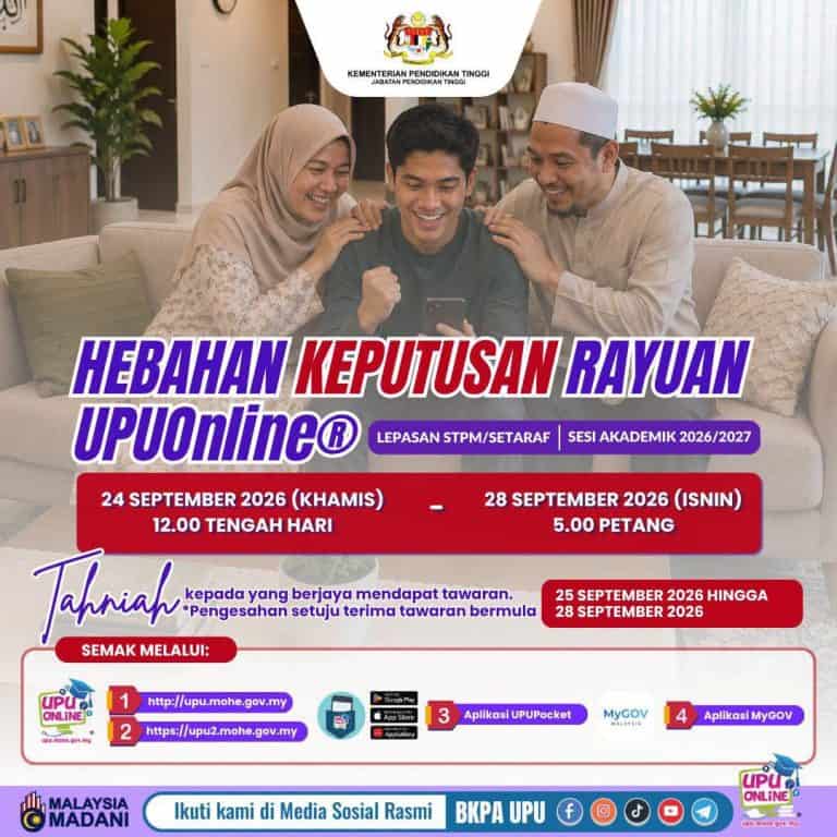 rayuan upu online