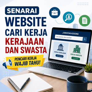 senarai website cari kerja kerajaan dan swasta