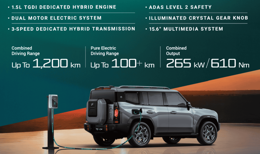 Jetour T2 i-DM PHEV Malaysia