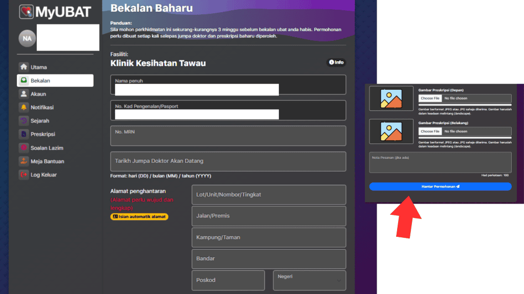 Ubat Melalui Pos (UMP) Percuma