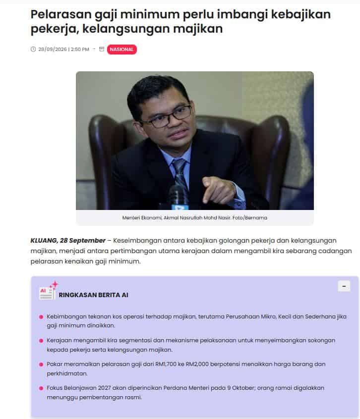 gaji minimum rm2000