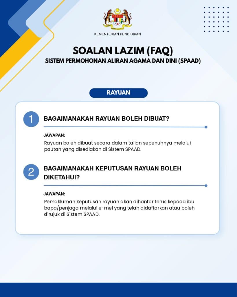Kelas Aliran Agama Selangor 2027