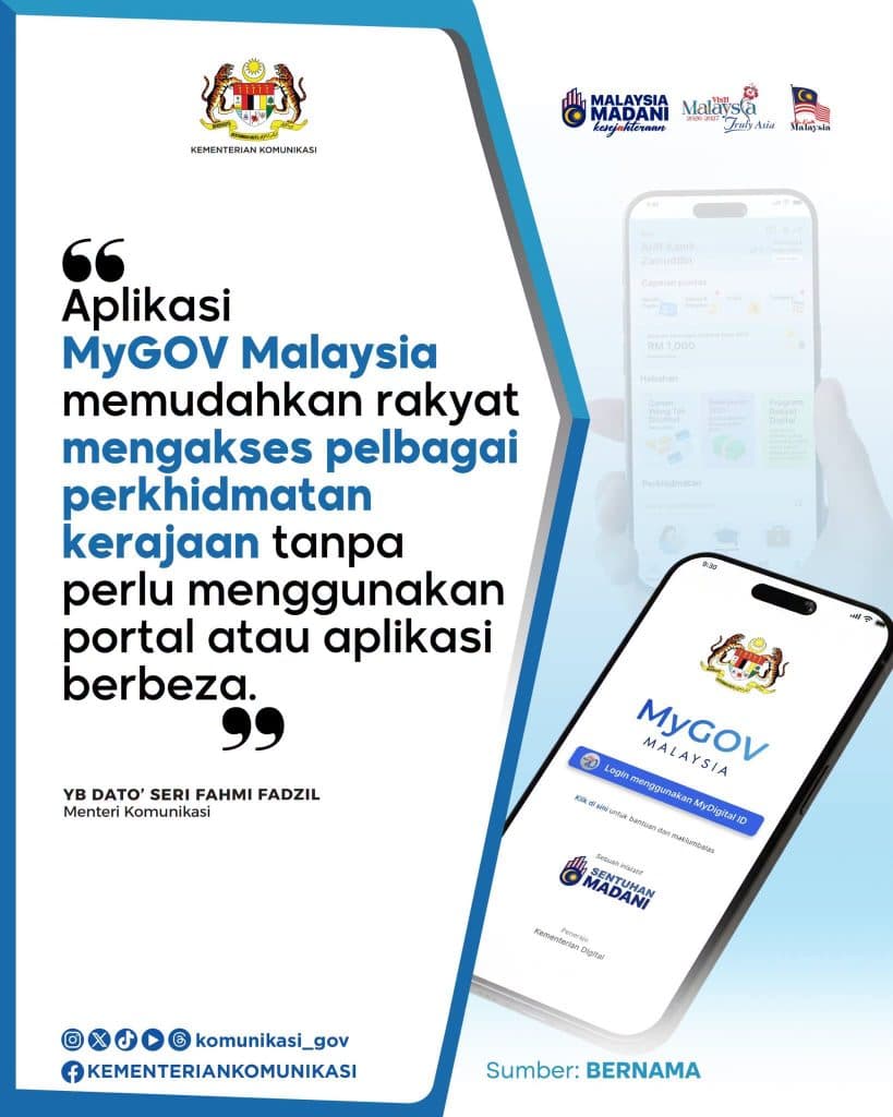 Cara Tukar IC Baru Guna MyGov