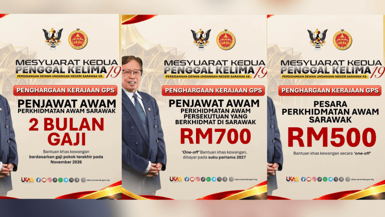 bonus penjawat awam sarawak